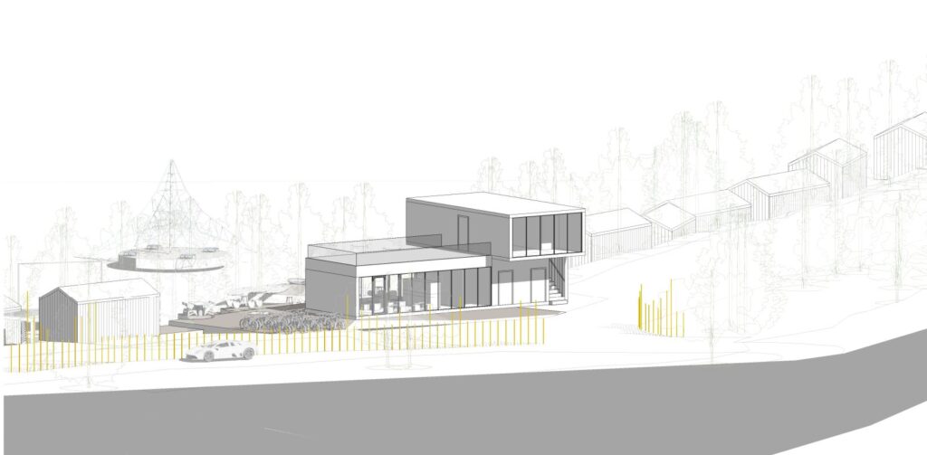 Vandenlenčių parkas Palanga svečių namai (Liepojos pl. 1A) - Extreme sports center - visualization