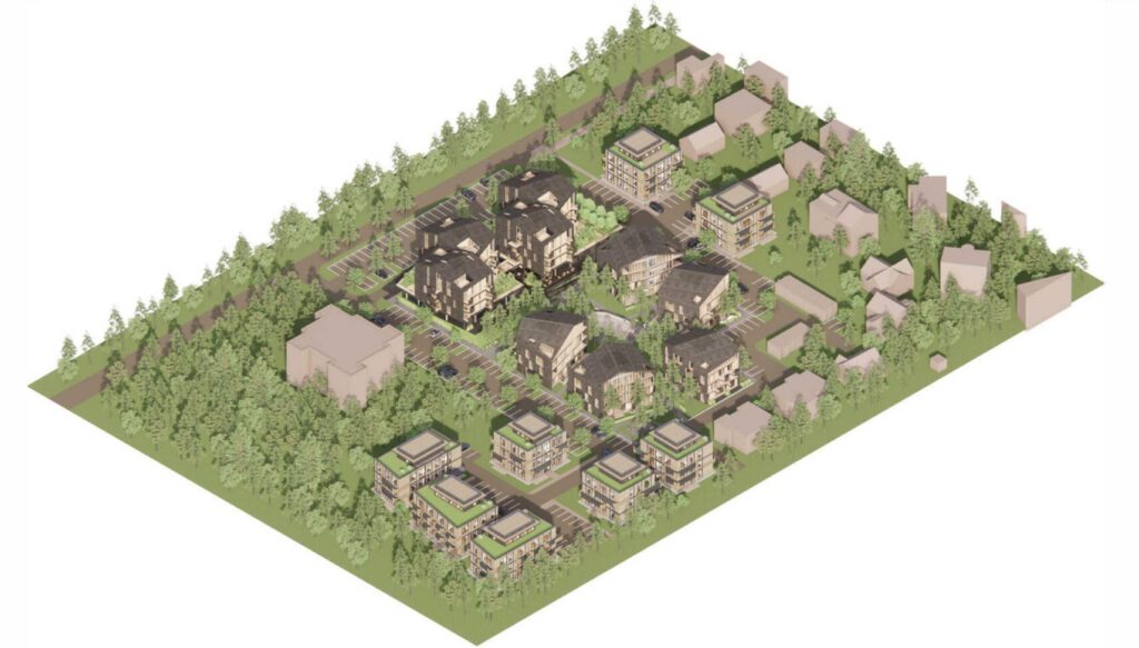 Melno Rezidenvija, poilsio ir svečių namai prie SPA (Vytauto g. 4) - Daudzdzīvokļu nams - vizualizācija