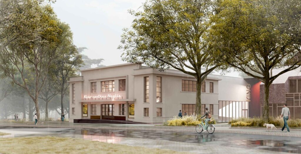 Kino teatras Naglis (Vytauto g. 82) - Cinema, Cultural center - visualization