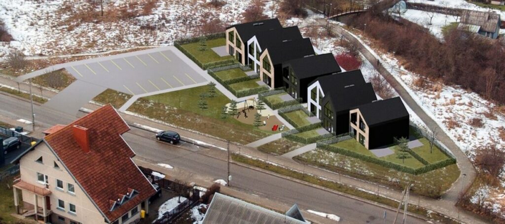 Lagom Palanga (Žaros g. 15) - Row housing - visualization