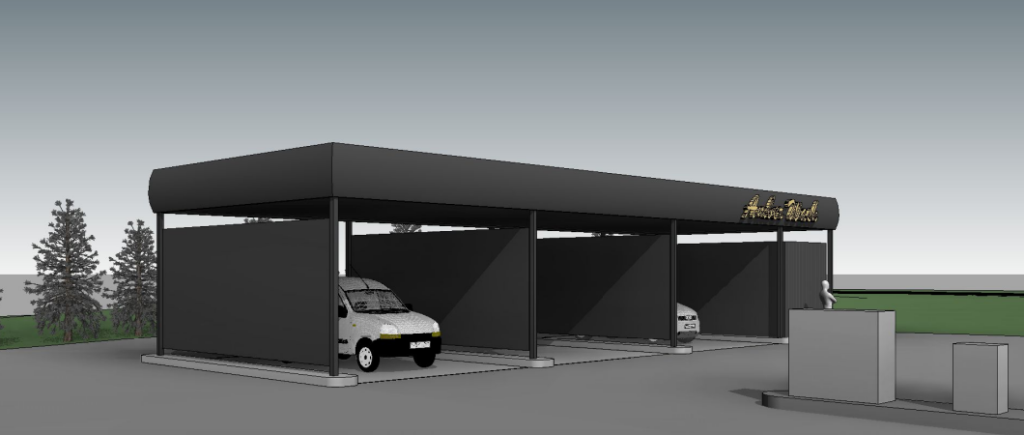 Žibų g. 50 (Žibų g. 50) - Automobilių plovykla - vizualizacija