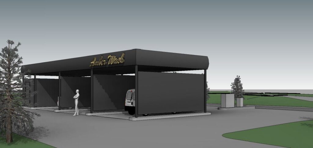 Žibų g. 50 (Žibų g. 50) - Automobilių plovykla - vizualizacija