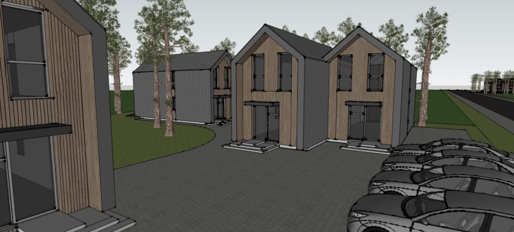 Žvaigždžių g. 12 (Žvaigždžių g. 12) - Private house community - visualization