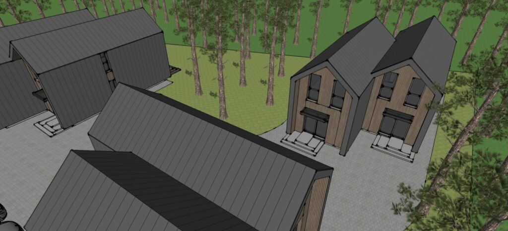 Žvaigždžių g. 12 (Žvaigždžių g. 12) - Private house community - visualization