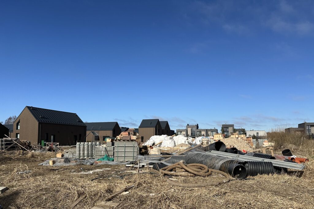 Aido takas II (Aido tak. 17, 19, 23) - Private house community, Row housing - construction photos