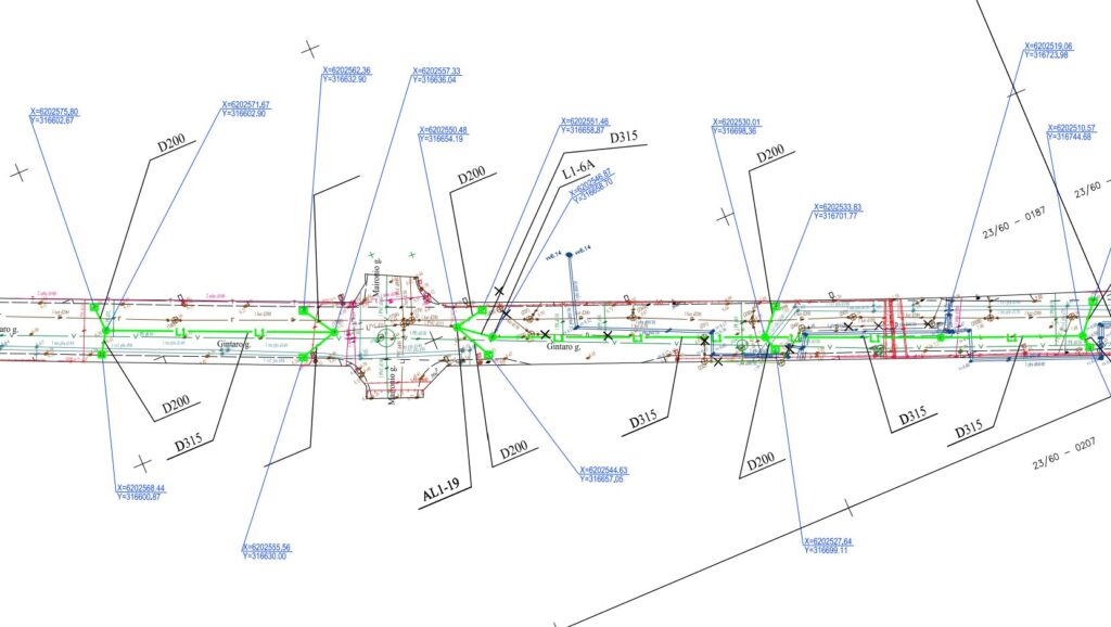 Gintaro gatvė (Gintaro g.) - Tänav - visuaalne
