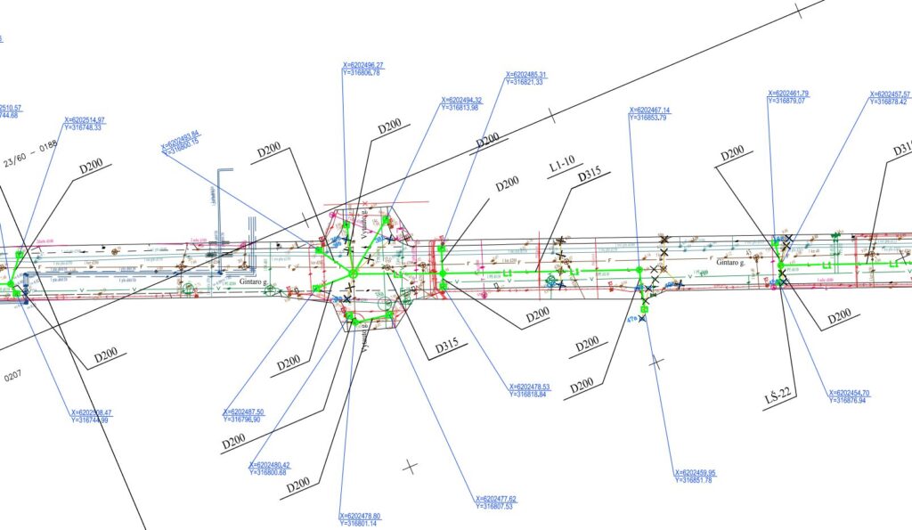 Gintaro gatvė (Gintaro g.) - Tänav - visuaalne