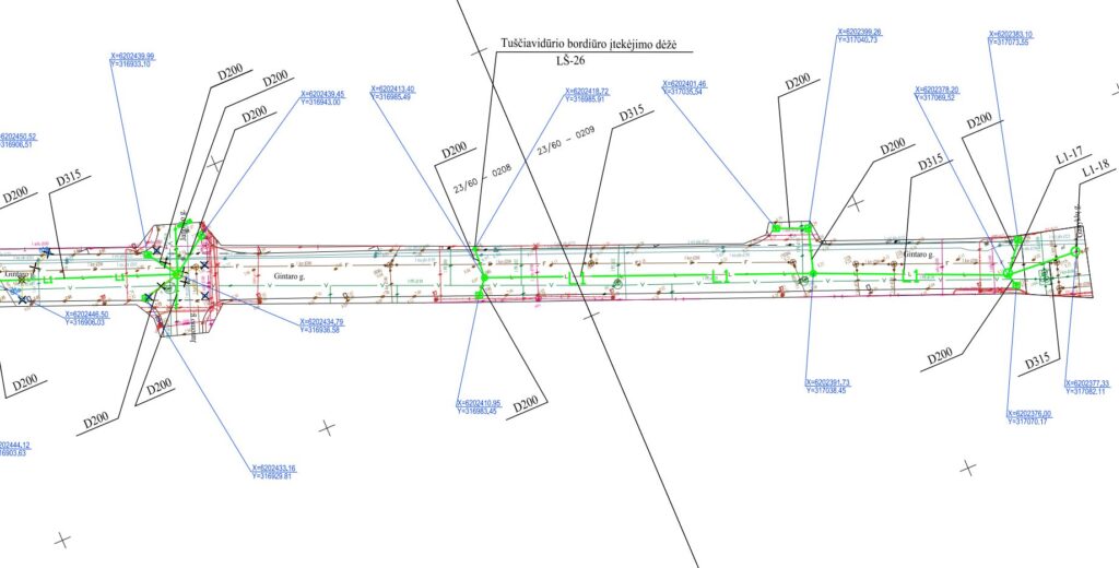 Gintaro gatvė (Gintaro g.) - Tänav - visuaalne