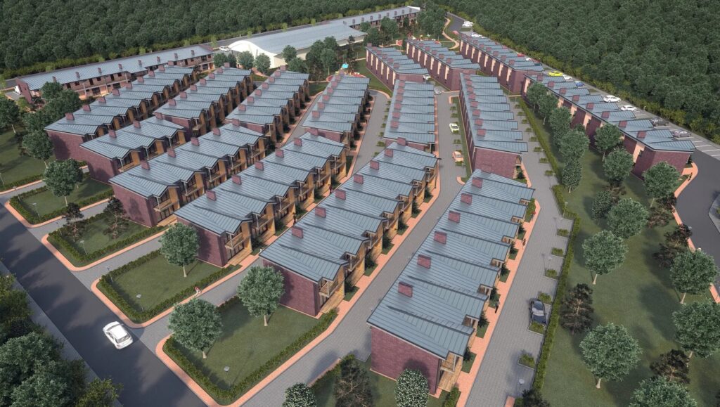 Grafų lankos (Vėžių g. 26) - Rindu mājas - vizualizācija