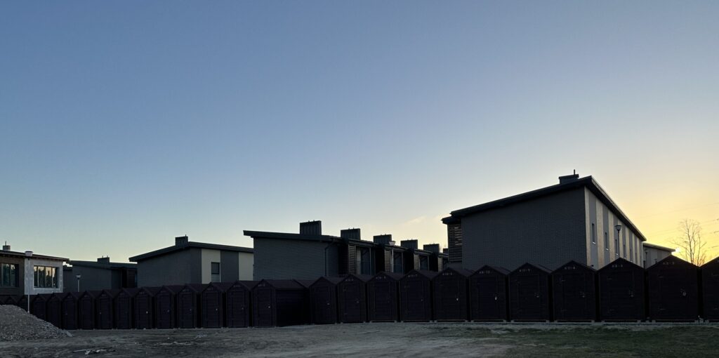 Grafų lankos (Vėžių g. 26) - Rindu mājas - būvdarbu attēli