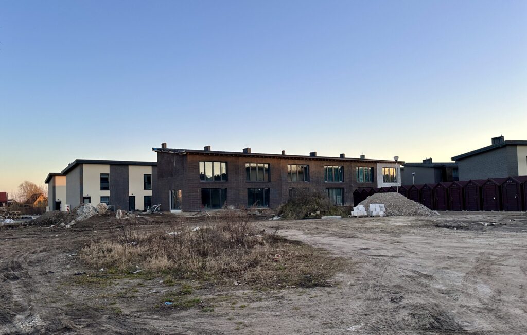 Grafų lankos (Vėžių g. 26) - Rindu mājas - būvdarbu attēli