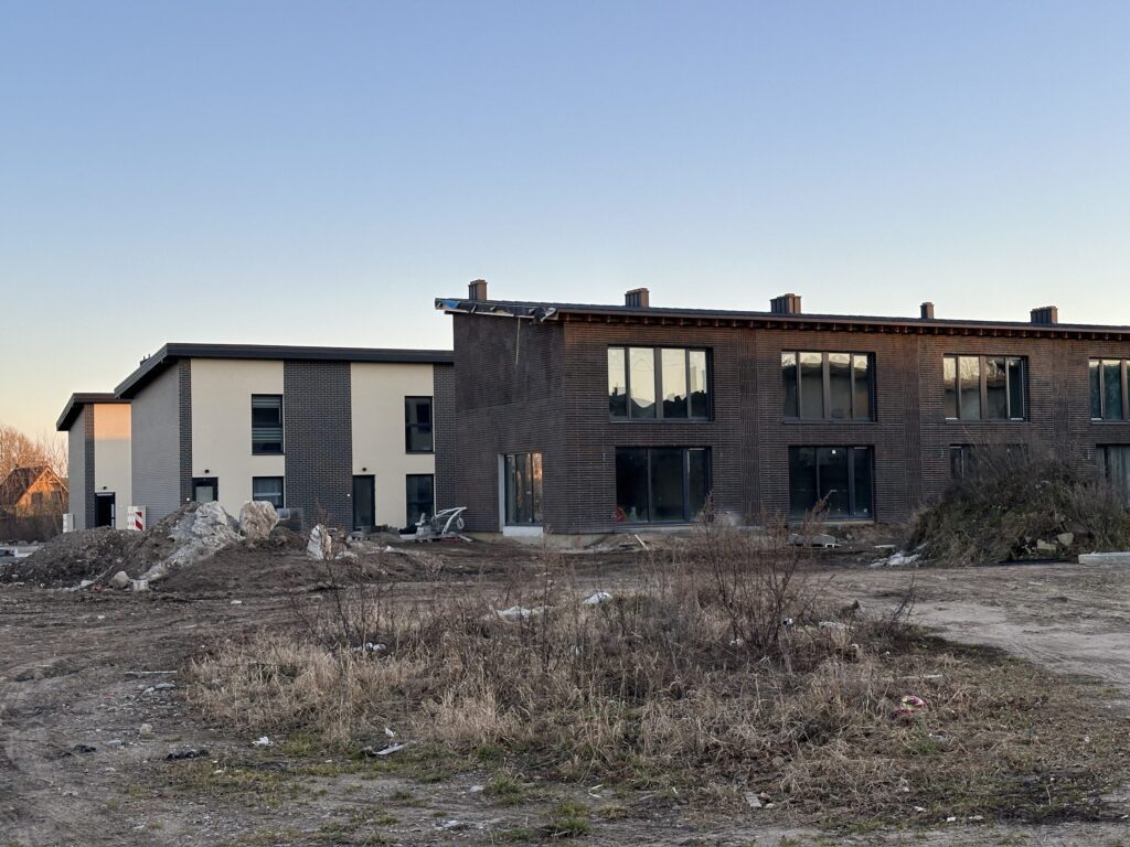 Grafų lankos (Vėžių g. 26) - Rindu mājas - būvdarbu attēli