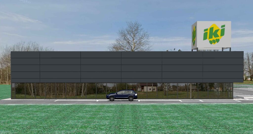 IKI Gėlių g. 10 (Gėlių g. 10) - Prekybos centras - vizualizacija