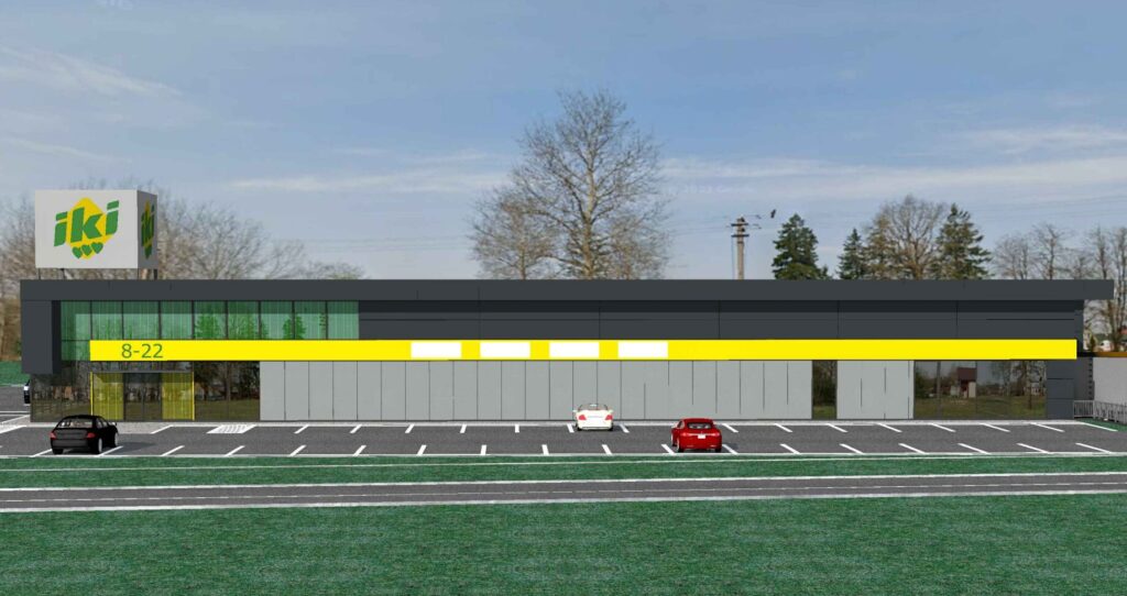 IKI Gėlių g. 10 (Gėlių g. 10) - Prekybos centras - vizualizacija