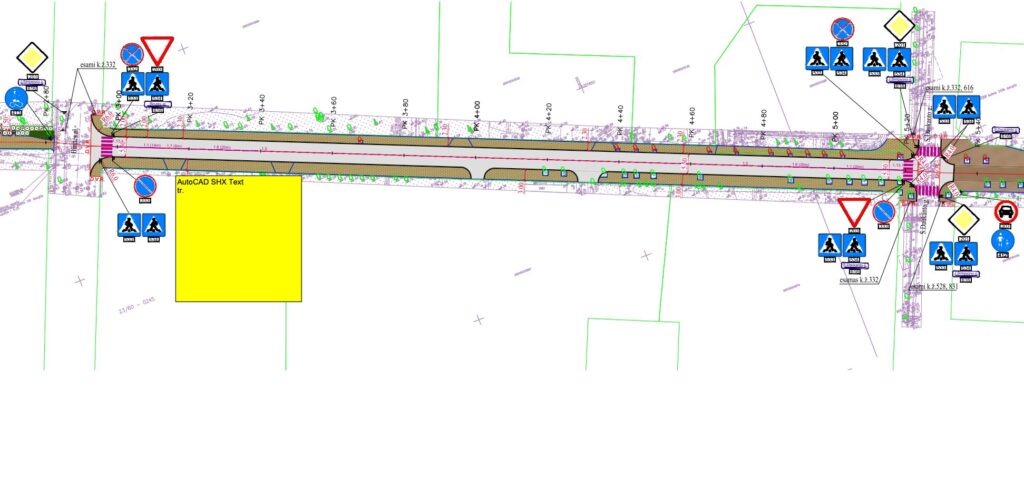 J. Simpsono gatvės rekonstrukcija (J. Simpsono g.) - Pėsčiųjų takas, Gatvė - vizualizacija