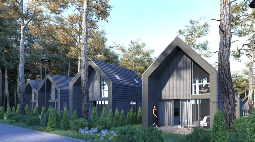 Parko vilos (Klaipėdos pl. 39) - Privātmāju kopienas - vizualizācija