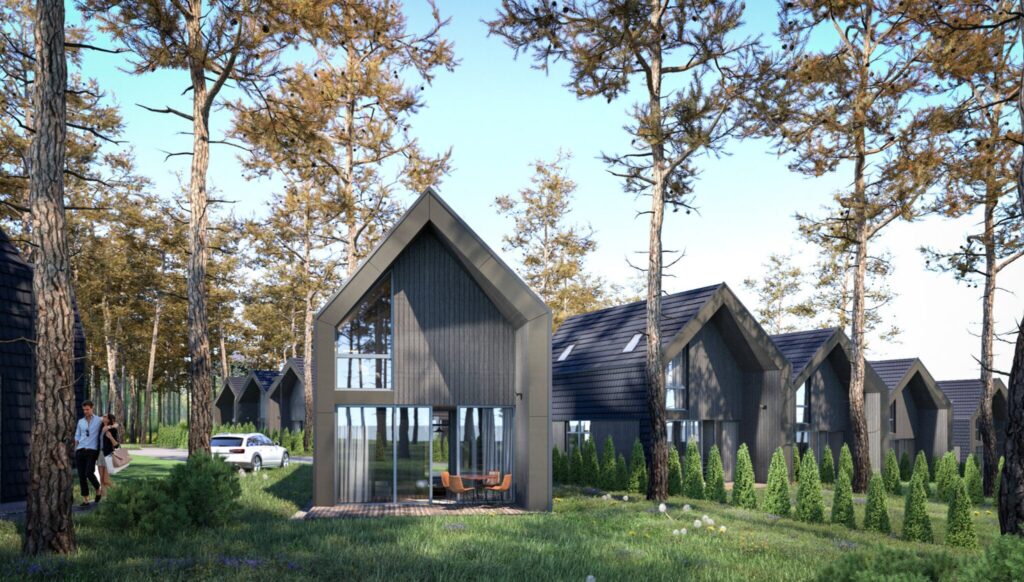 Parko vilos (Klaipėdos pl. 39) - Privātmāju kopienas - vizualizācija