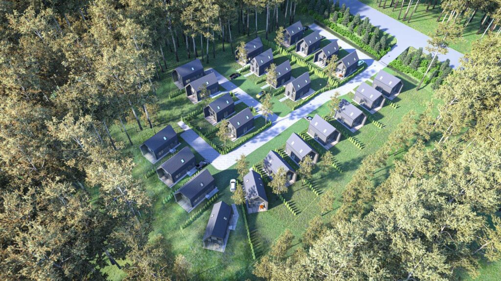 Parko vilos (Klaipėdos pl. 39) - Privātmāju kopienas - vizualizācija