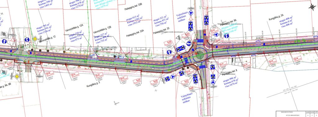 Kunigiškių gatvės rekonstrukcija (Kunigiškių g.) - Street - visualization