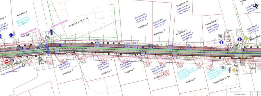 Kunigiškių gatvės rekonstrukcija (Kunigiškių g.) - Street - visualization