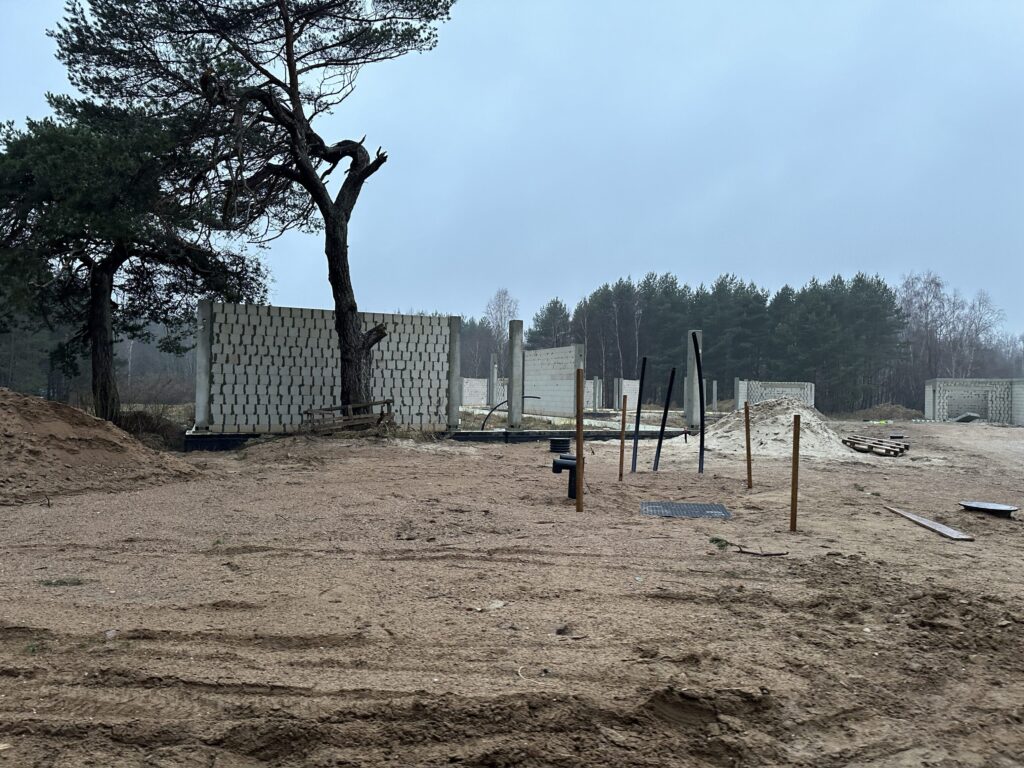 Globos namai Miško tak. 9 (Miško tak. 9) - Specialized care center - construction photos