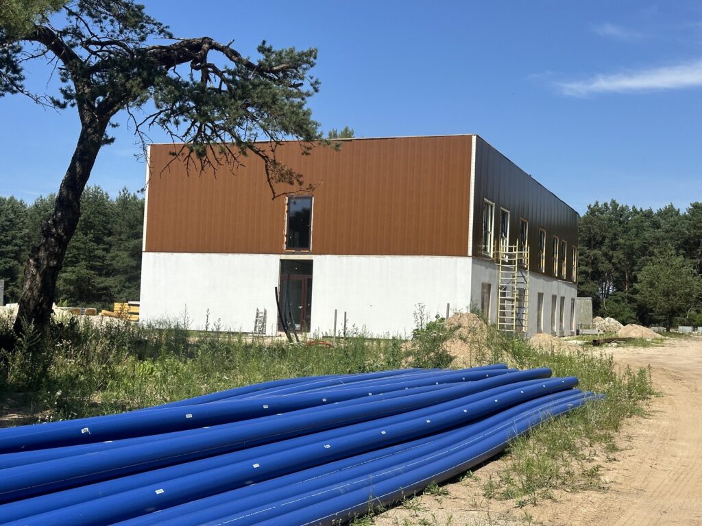 Globos namai Miško tak. 9 (Miško tak. 9) - Specialized care center - construction photos