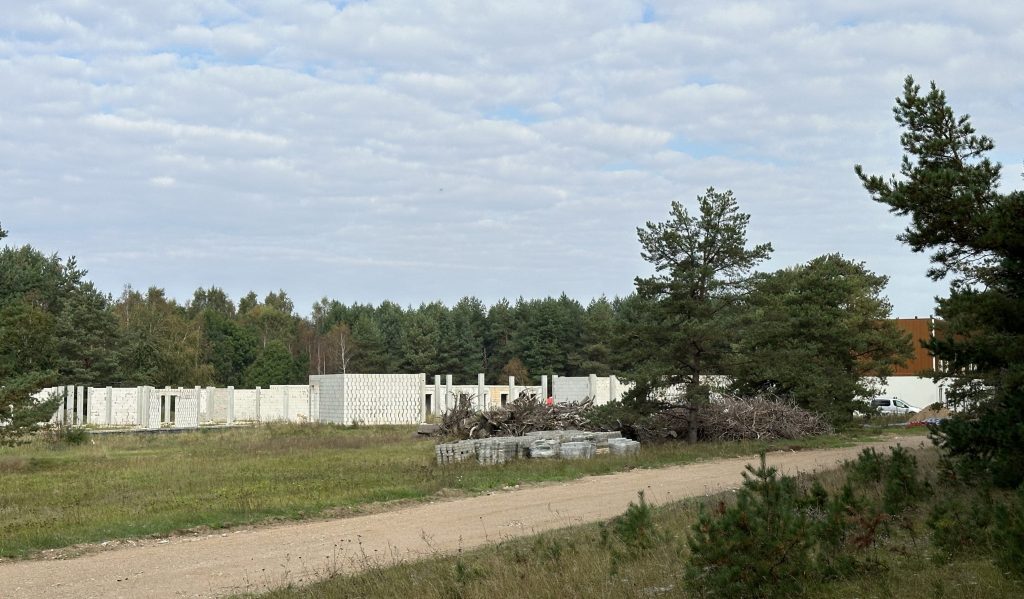 Globos namai Miško tak. 9 (Miško tak. 9) - Specialized care center - construction photos