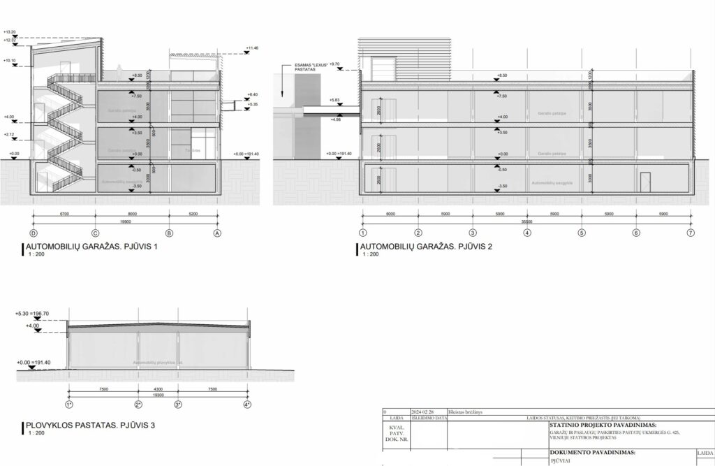 Mototoja Ukmerges g. plėtra 2 (Ukmergės g. 425) - Parking facility, Showroom / Service center - visualization