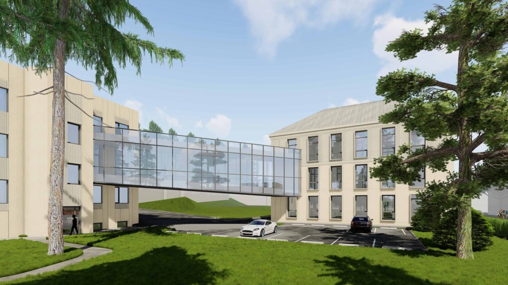 Nacionalinio kraujo centro rekonstrukcija (Žolyno g. 34) - Other healthcare - visualization