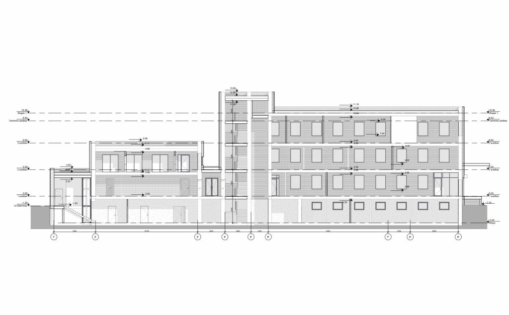 Nacionalinio kraujo centro rekonstrukcija (Žolyno g. 34) - Other healthcare - visualization