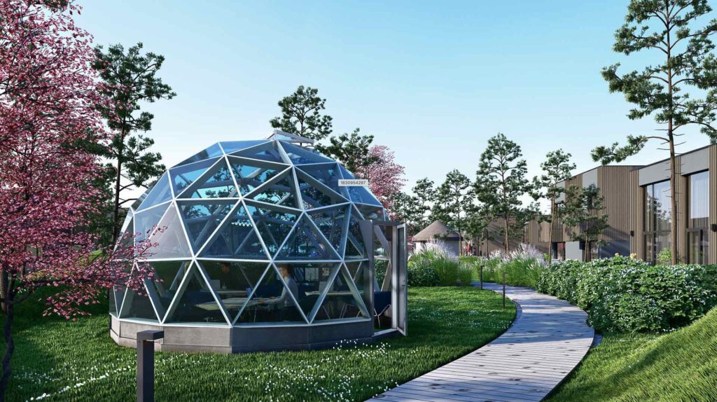 Mano jūra III (Paliepgirių kel. 49) - Row housing - visualization