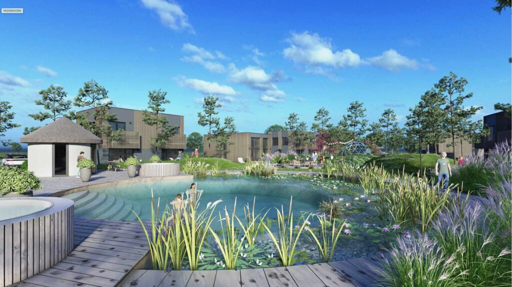 Mano jūra III (Paliepgirių kel. 49) - Row housing - visualization