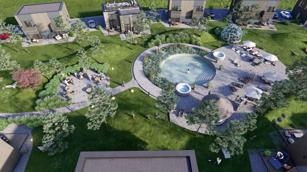 Mano jūra III (Paliepgirių kel. 49) - Row housing - visualization