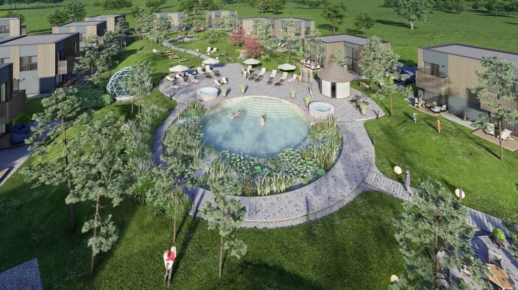 Mano jūra III (Paliepgirių kel. 49) - Row housing - visualization