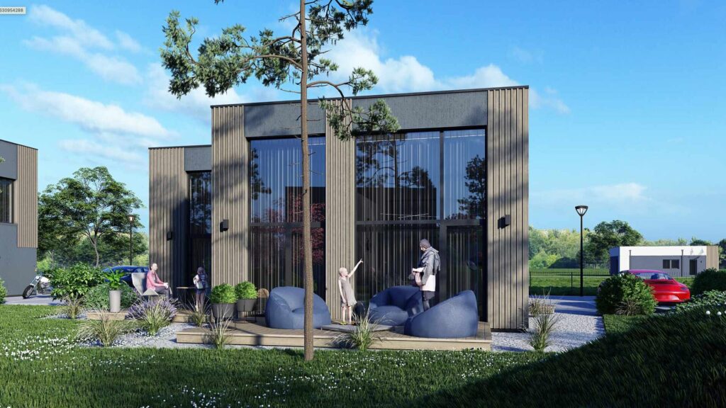 Mano jūra III (Paliepgirių kel. 49) - Row housing - visualization