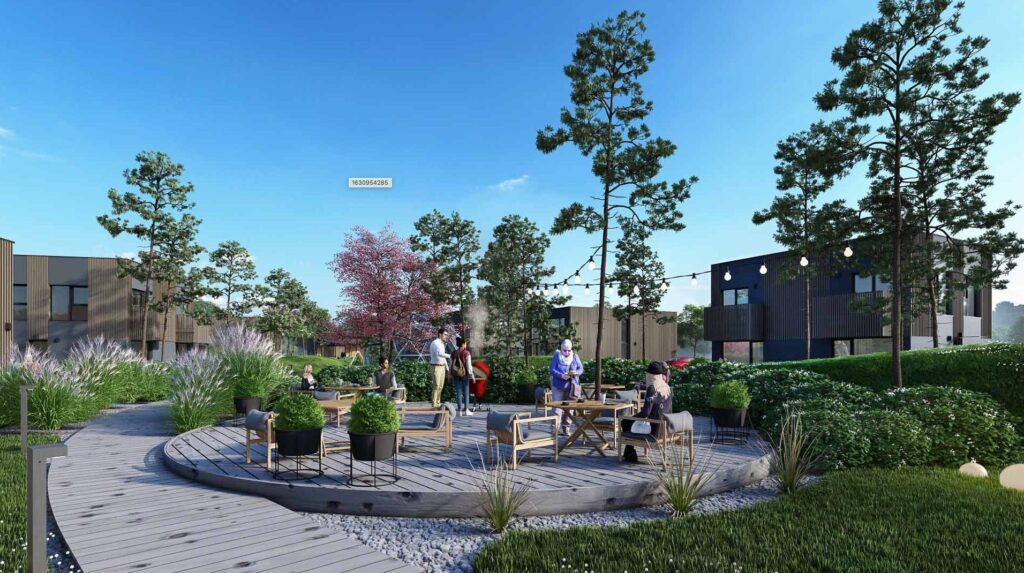 Mano jūra III (Paliepgirių kel. 49) - Row housing - visualization