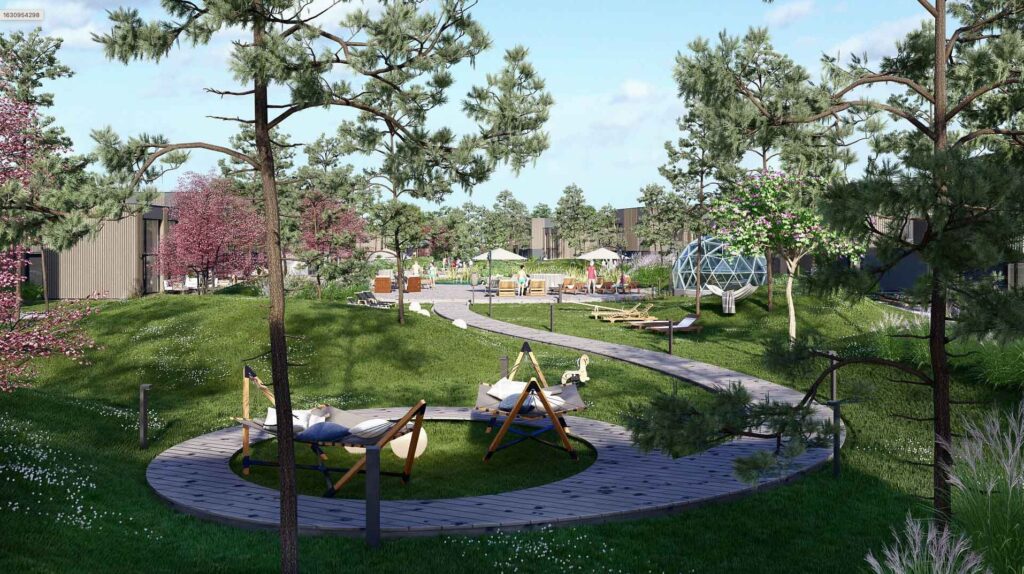 Mano jūra III (Paliepgirių kel. 49) - Row housing - visualization