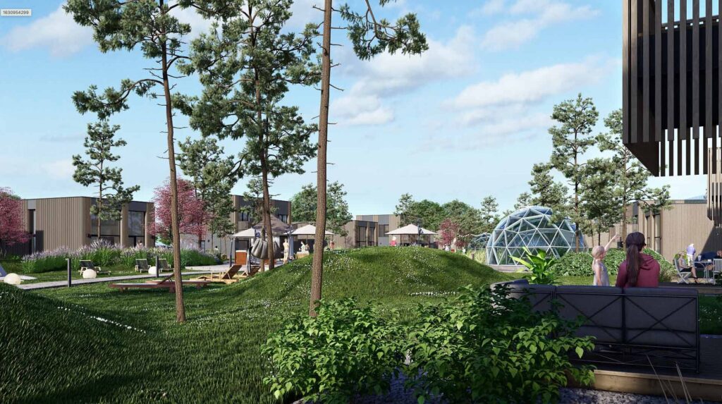 Mano jūra III (Paliepgirių kel. 49) - Row housing - visualization