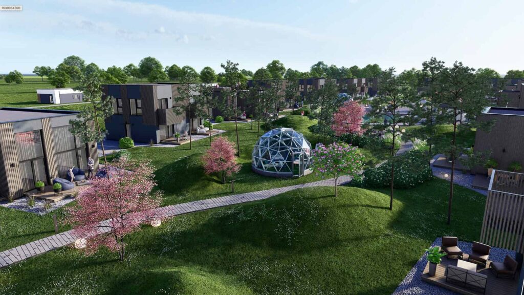 Mano jūra III (Paliepgirių kel. 49) - Row housing - visualization