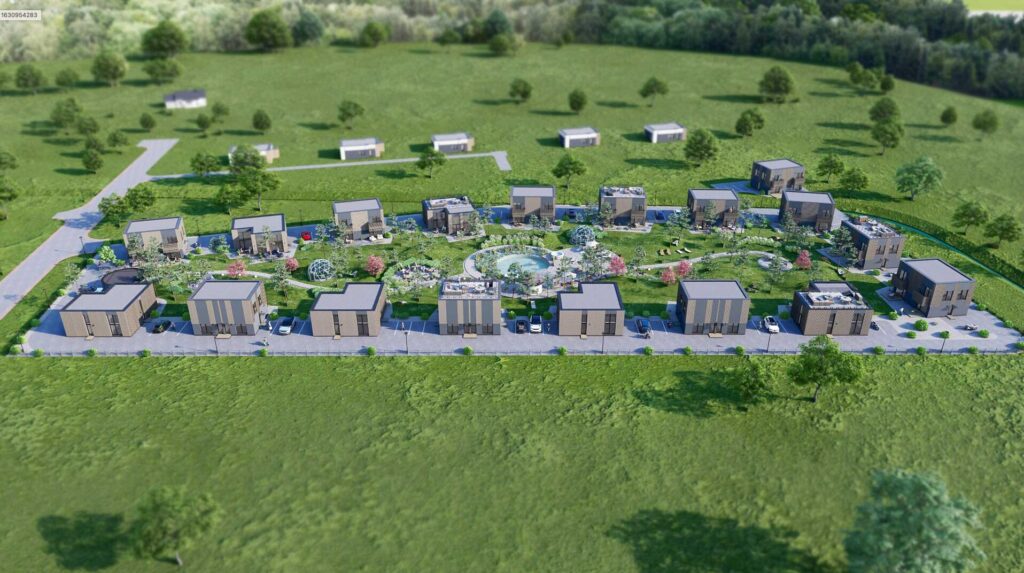 Mano jūra III (Paliepgirių kel. 49) - Row housing - visualization