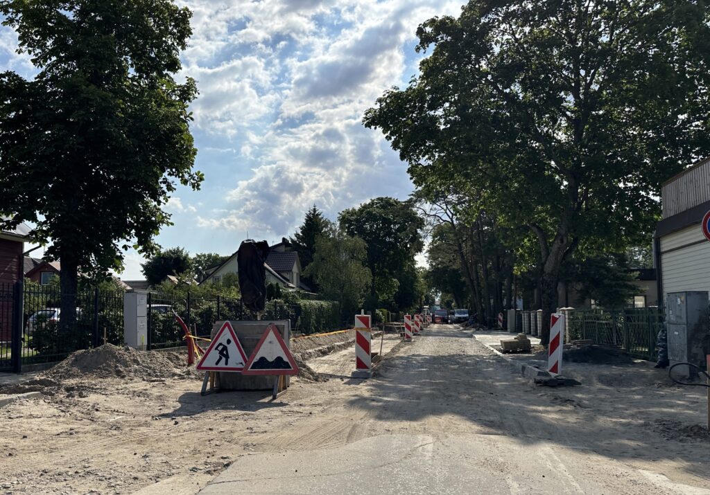 S. Nėries gatvės rekonstrukcija (S. Nėries g.) - Street - construction photos