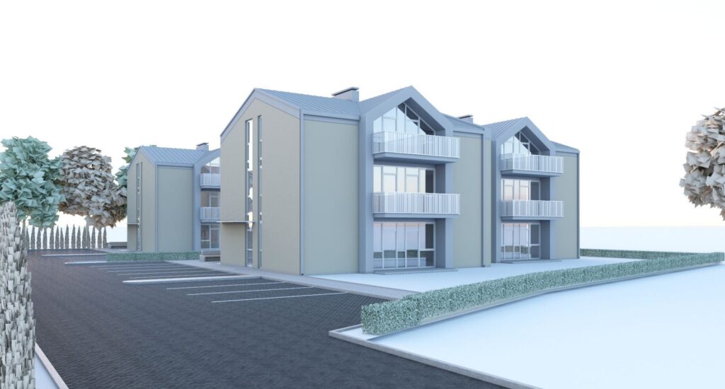 Sermiesčio g. 28 (Sermiesčio g. 28) - Row housing - visualization