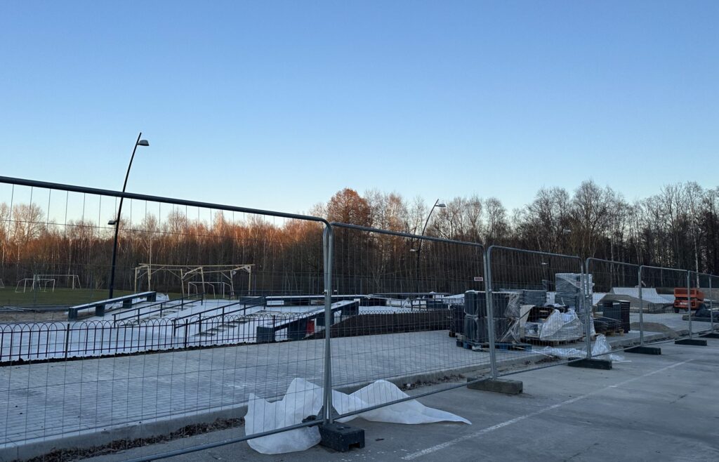 Sporto g. 3 (Sporto g. 3) - Extreme sports center, Parking facility - construction photos