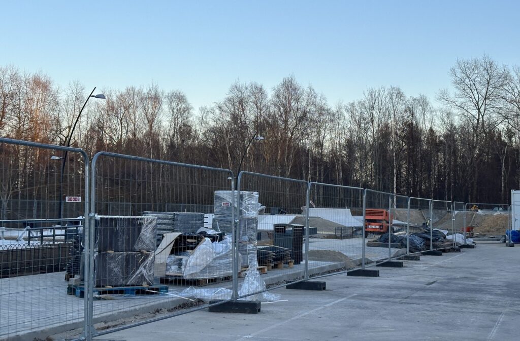 Sporto g. 3 (Sporto g. 3) - Extreme sports center, Parking facility - construction photos