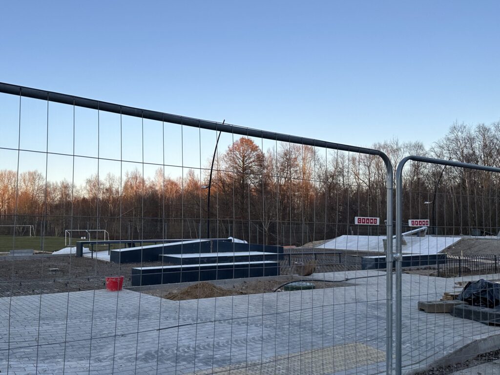 Sporto g. 3 (Sporto g. 3) - Extreme sports center, Parking facility - construction photos