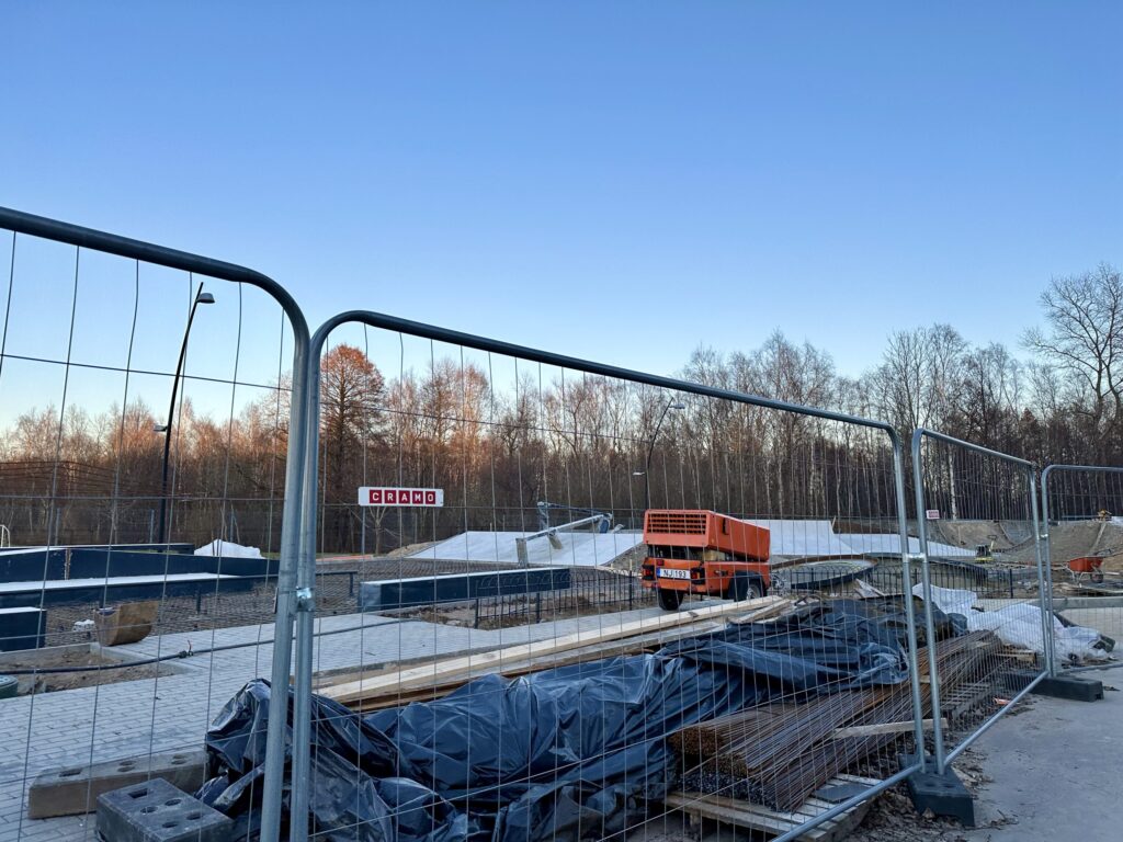 Sporto g. 3 (Sporto g. 3) - Extreme sports center, Parking facility - construction photos