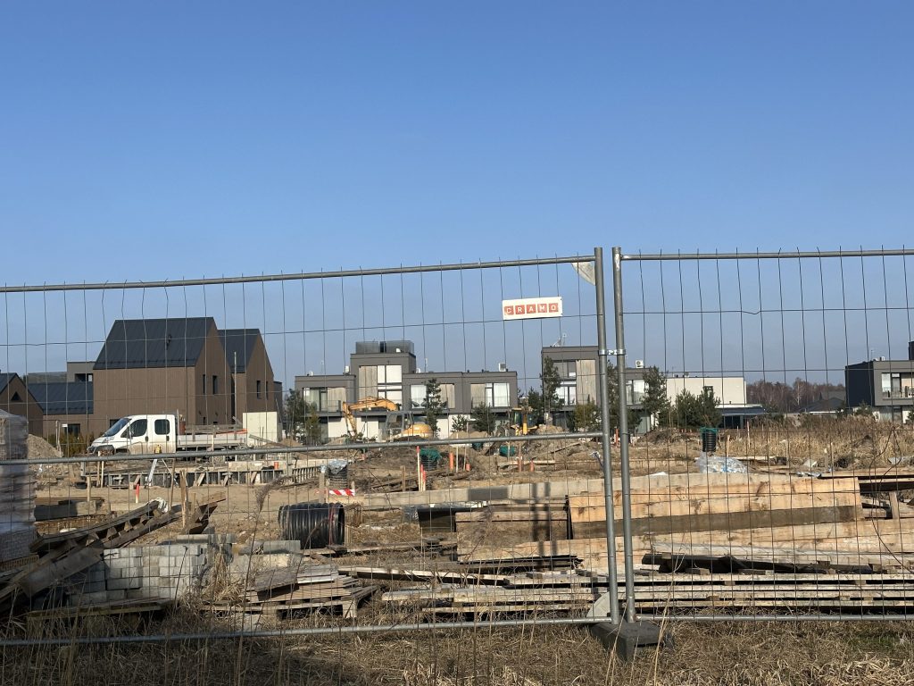 Aido takas II (Aido tak. 17, 19, 23) - Private house community, Row housing - construction photos