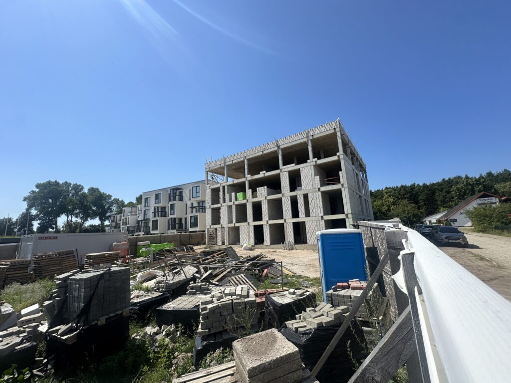 Apartamentai kopose | Namas A (Jūros g. 30B) - Multi apartment - construction photos