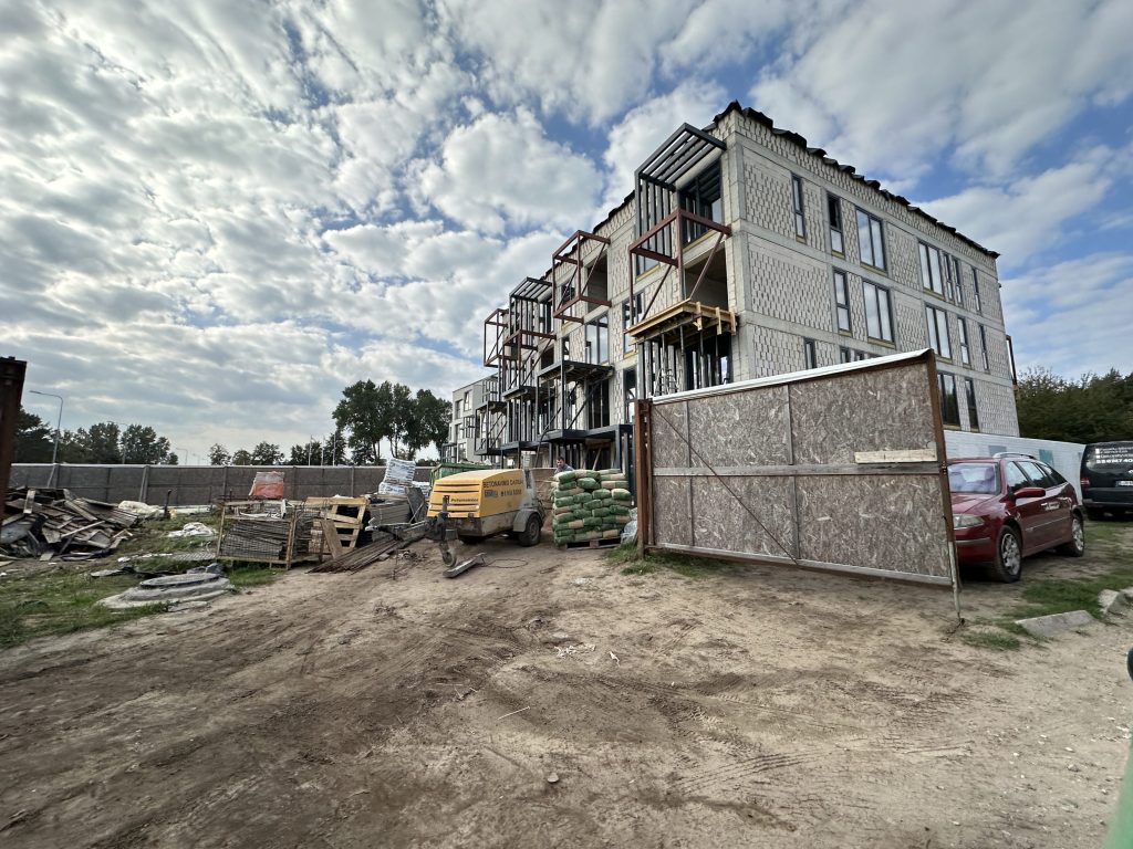 Apartamentai kopose | Namas A (Jūros g. 30B) - Multi apartment - construction photos