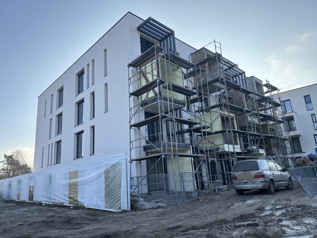 Apartamentai kopose | Namas A (Jūros g. 30B) - Multi apartment - construction photos